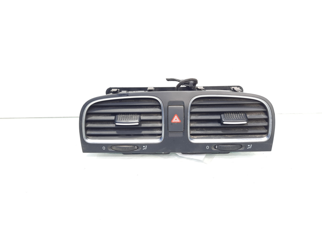 Grila aer bord centrala cu buton avarii, Vw Golf 6 Cabriolet (517) (idi:586344)