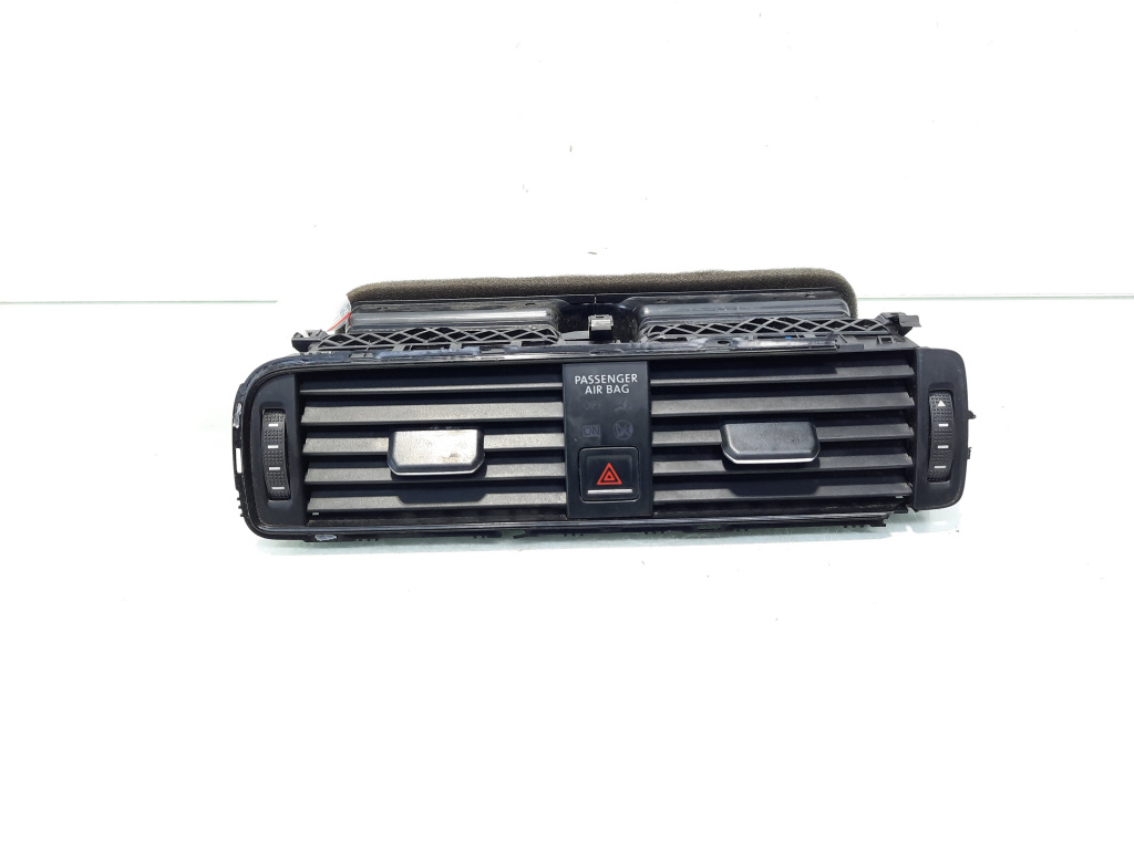 Grila aer bord centrala cu buton avarii, VW Jetta 4 (6Z) (id:563378)
