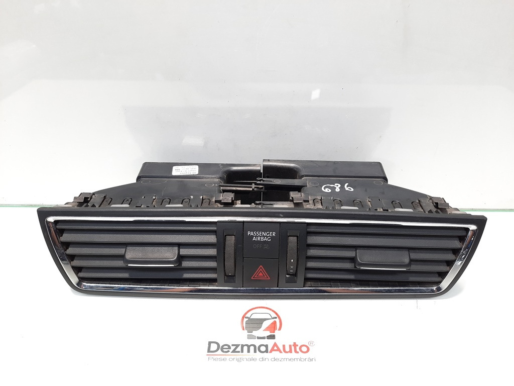 Grila aer bord centrala cu crom, Seat Toledo 4 (KG3) (id:421928)