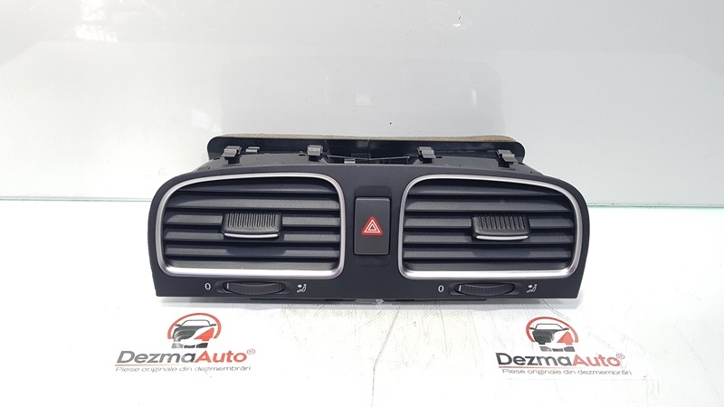 Grila aer centrala bord, cod 5K0819743D, Vw Golf 6 Variant (AJ5) (id:360693)