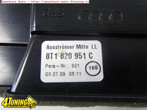Grila aer centrala originala Audi A4 8K A5 8T