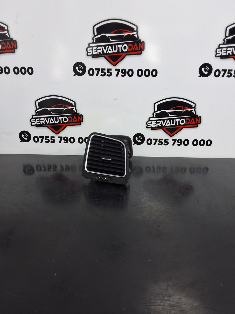 Grila aerisire bord Volkswagen Sharan (2010-2020) [7N] 2.0 Motorina 2012, 7N0819704D / DREAPTA