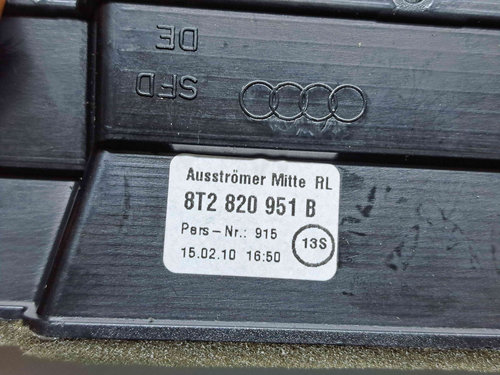 Grila aerisire centrala Audi A4 (8K5, B8) Avant [Fabr 2008-2015] 8T2820951B