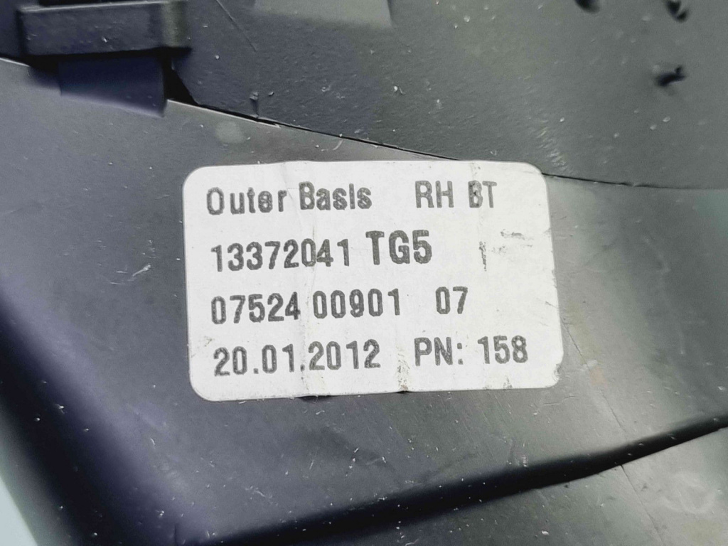 Grila aerisire dreapta Opel Astra J Coupe GTC [Fabr 2009-2015] 13372041