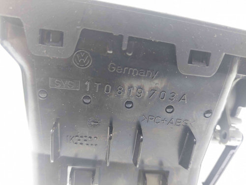 Grila aerisire stanga Volkswagen Caddy 3 (2KA, 2KH) [Fabr 2004-2009] 1T0819703A