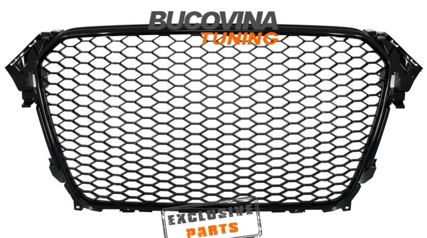 GRILA AUDI A4 B8.5 RS DESIGN (12-15) NEGRU