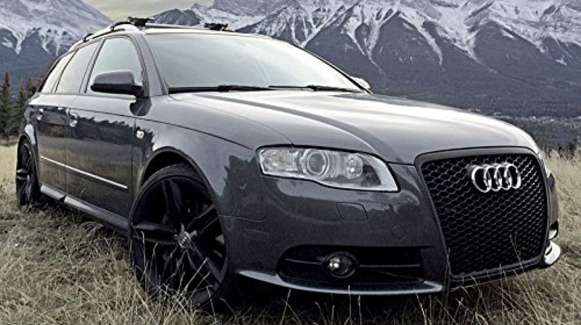 Grila Audi A4 RS4 B7 - Negru mat