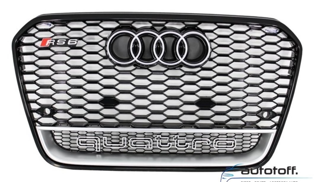 Grila Audi A6 4G C7 Quattro model RS6 (2011-2014)