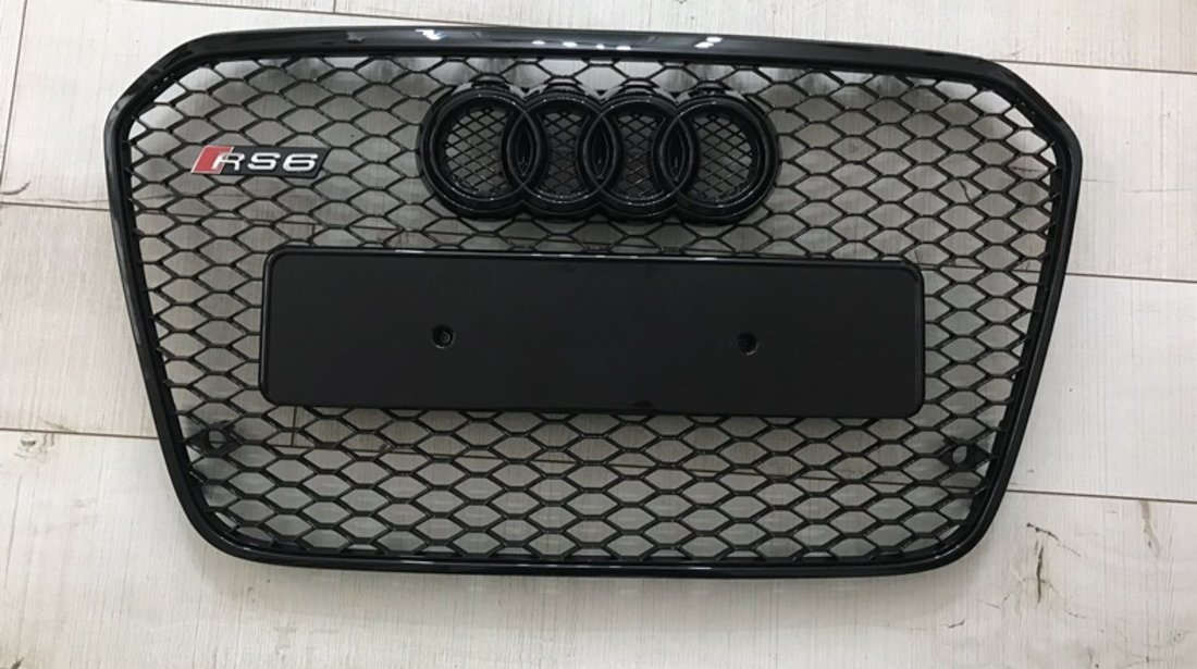 Grila AUDI A6 4G C72011-2014 model RS6 crom sau neagra