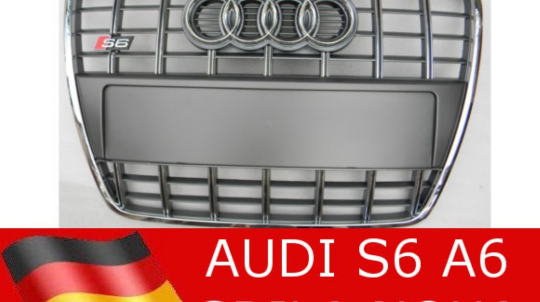 Grila Audi A6 S6 4F = Premium Edition (grile noi) Gri sau Negre