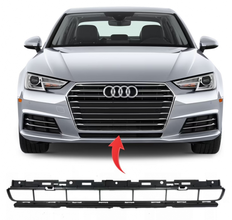 Grila Bara Fata Am Audi A4 B9 2015→ 8W08076839B9