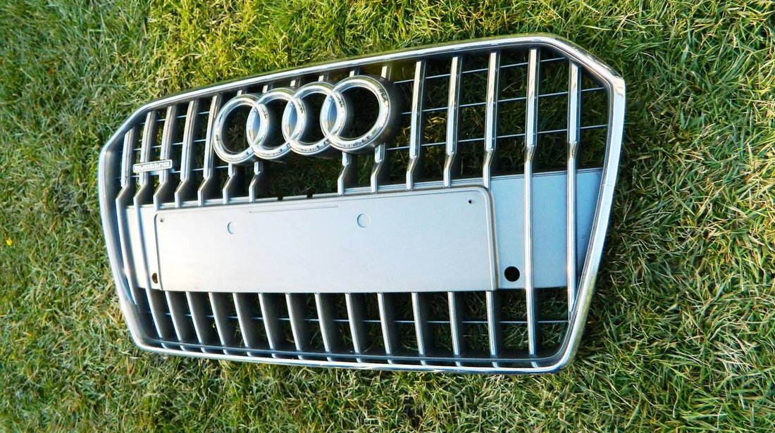 Grila bara fata Audi A6 C7 Allroad 4G model 2014 cod 4G0853653Q