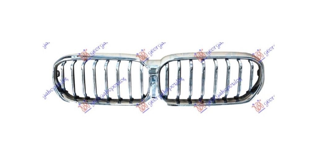 Grila bara fata BMW Seria 5 2020-2024 NOUA 51139464218 (CROMATA) BMW G30