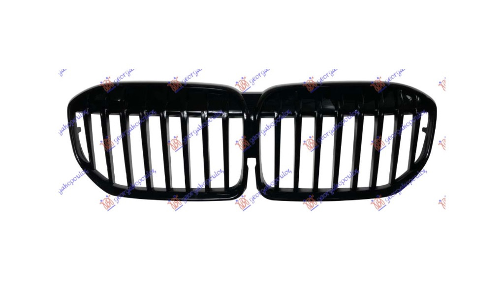 Grila bara fata BMW Seria 7 2019-2022 NOUA 51138096133 (NEGRU) M-SPORT