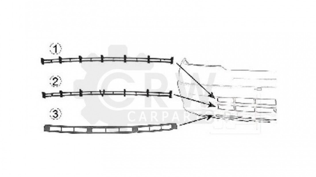 Grila Bara Fata Centrala Am Opel Astra G 1998-2004 1400529