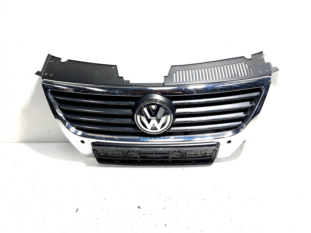 Grila bara fata centrala cu loc senzori, Vw Passat Variant (3C5) (id:533078)
