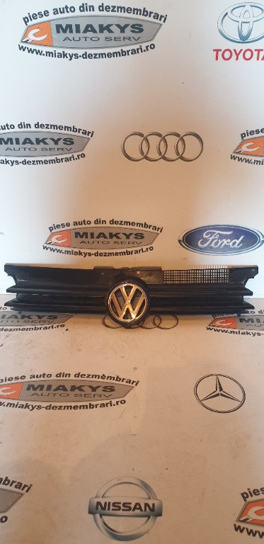 Grila bara fata centrala cu sigla 1J0853651G Volkswagen Golf 4