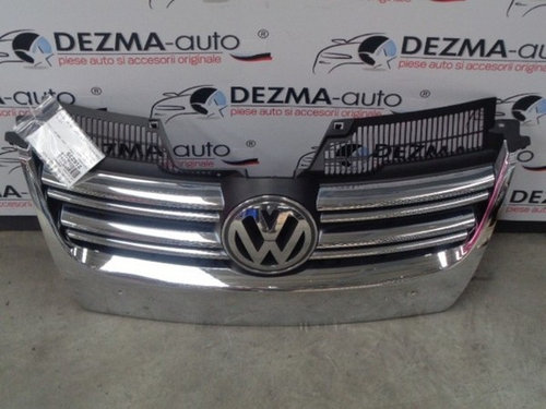 Grila bara fata centrala cu sigla, 1K5853651, Vw Jetta (1K2) 2005-2010 (id:216239)