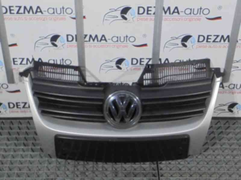 Grila bara fata centrala cu sigla 1K5853653, Vw Golf 5 Variant (1K5)