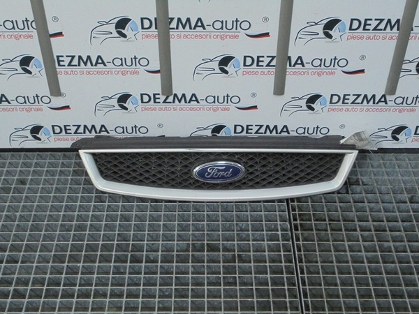 Grila bara fata centrala cu sigla, 4M51-8200-G, Ford Focus 2 (DA)