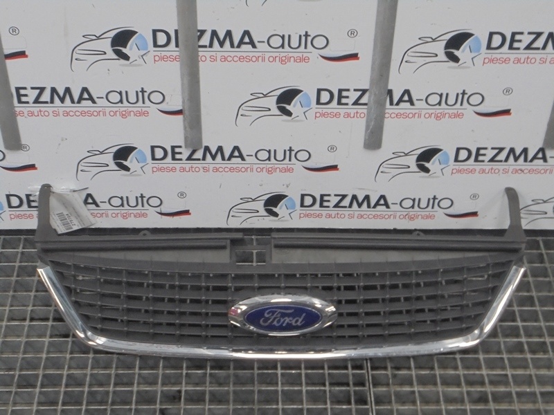 Grila bara fata centrala cu sigla, 7S71-8200-D, Ford Mondeo 4 (id:279784)