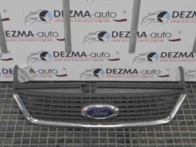 Grila bara fata centrala cu sigla 7S71-8200-D, Ford Mondeo 4 Turnie