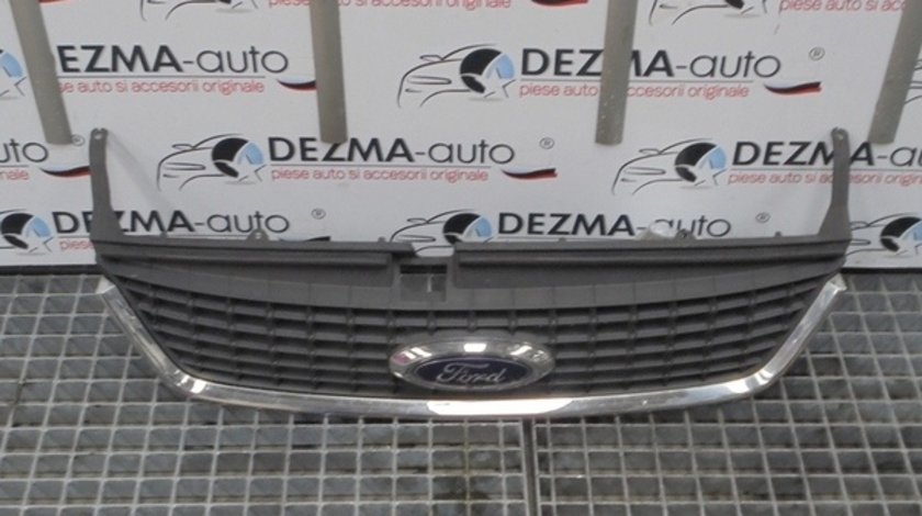 Grila bara fata centrala cu sigla, 7S71-8200-D, Ford Mondeo 4 Turnier