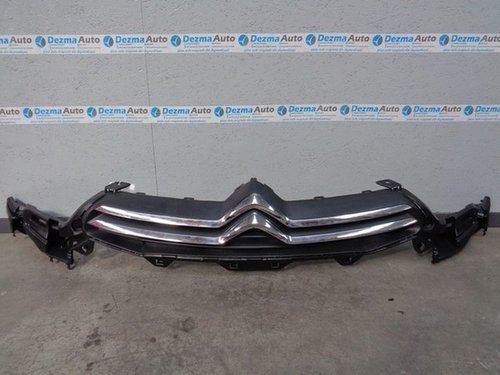 Grila bara fata centrala cu sigla 9687946280, Citroen C4 (B7) (id:206319)