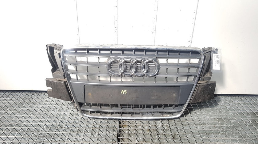 Grila bara fata centrala cu sigla, Audi A5 (8T3) [Fabr 2007-2015] 8T0853651E (id:408637)