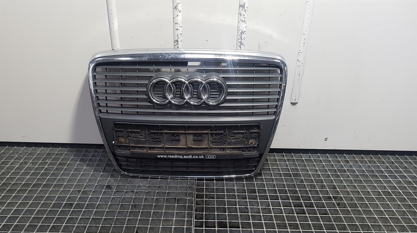 Grila bara fata centrala cu sigla, Audi A6 (4F2, C6) 4F0853651 (id:383257)