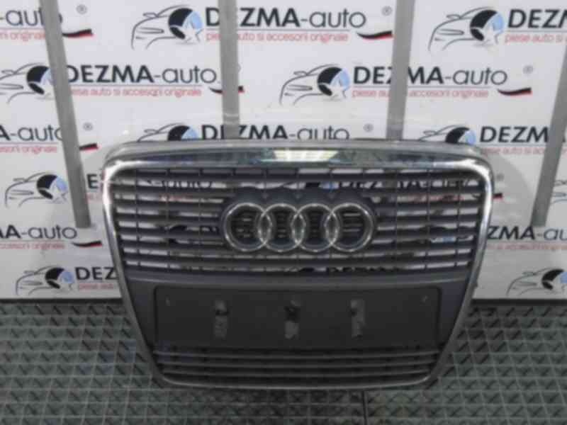 Grila bara fata centrala cu sigla, Audi A6 Allroad (4FH, C6)