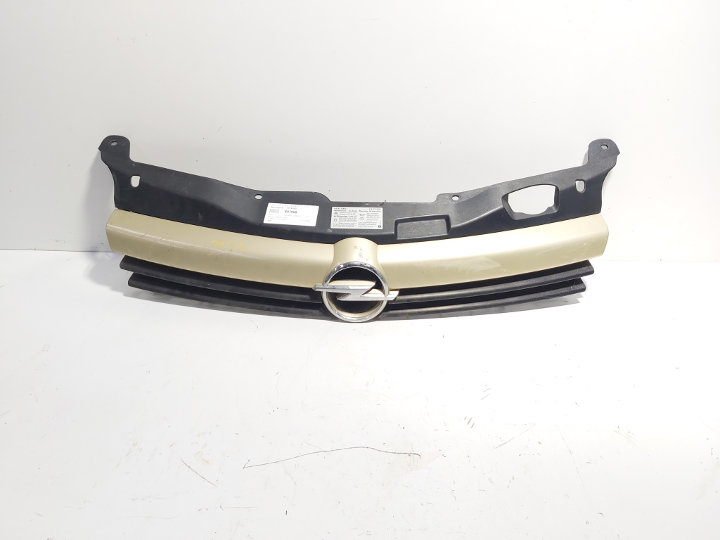 Grila bara fata centrala cu sigla, cod 13149466, Opel Astra H Combi (idi:697968)