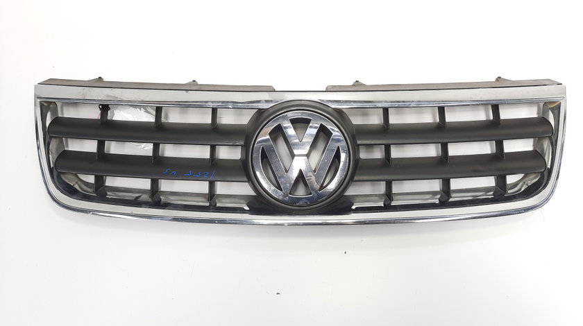 Grila bara fata centrala cu sigla, cod 7L6853653, Vw Touareg (7LA, 7L6) (id:476661)