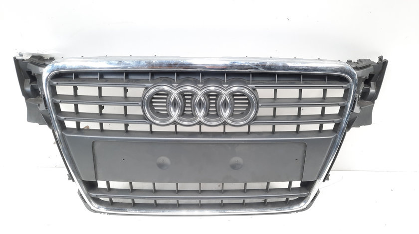 Grila bara fata centrala cu sigla, cod 8K0853651, Audi A4 Avant (8K5, B8) (id:547536)