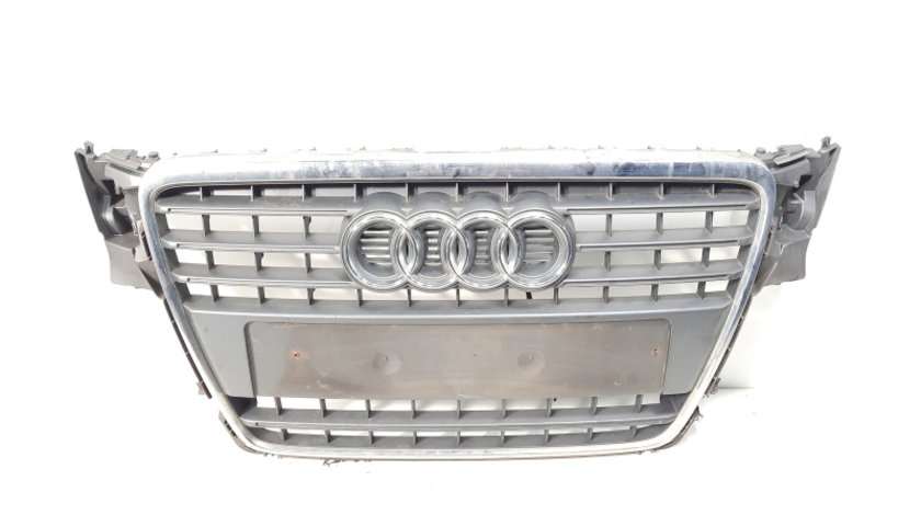 Grila bara fata centrala cu sigla, cod 8K0853651, Audi A4 (8K2, B8) (id:584780)