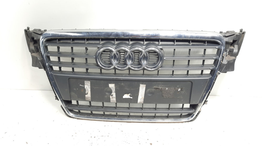 Grila bara fata centrala cu sigla, cod 8K0853651, Audi A4 Avant (8K5, B8) (idi:604118)