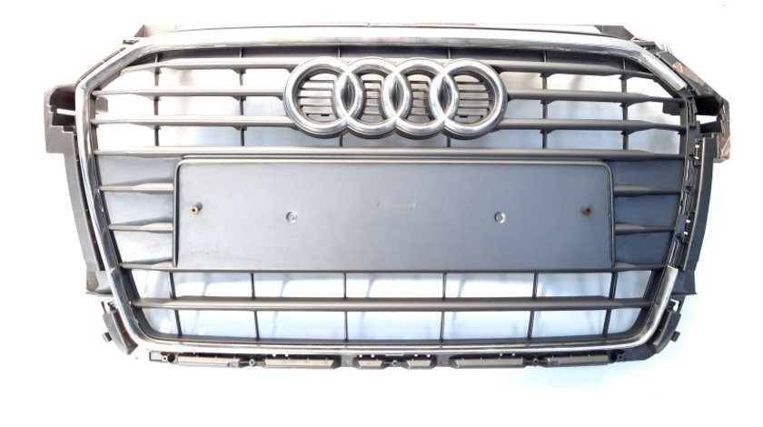 Grila bara fata centrala cu sigla, cod 8XA853651B, Audi A1 Sportback (8XA) (id:278995)