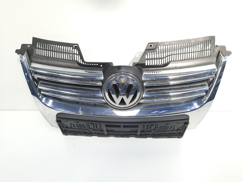 Grila bara fata centrala cu sigla cromata, cod 1K5853651, Vw Golf 5 Variant (1K5) (id:473480)