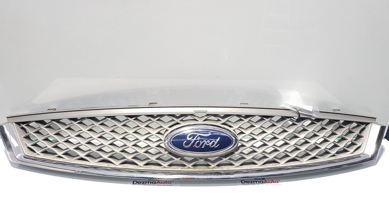 Grila bara fata centrala cu sigla, Ford Galaxy 1, cod 7M5853653A (id:361665)