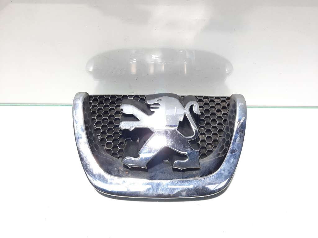 Grila bara fata centrala cu sigla, Peugeot 207 [Fabr 2007-2013]