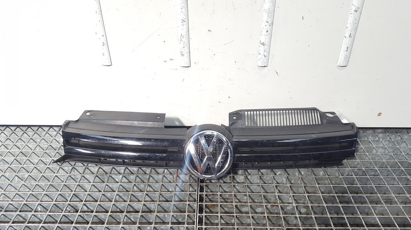 Grila bara fata centrala cu sigla, Vw Golf 6 (5K1) [Fabr 2009-2013] 5K0853653 (id:407914)