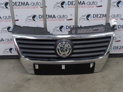 Grila bara fata centrala cu sigla, Vw Passat Variant (3C5)