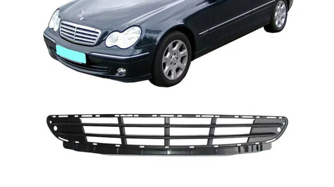 Grila Bara Fata Centrala Inferioara Mercedes C-KLASS W203 An 2003 2004 | 2005 2006 | 2007