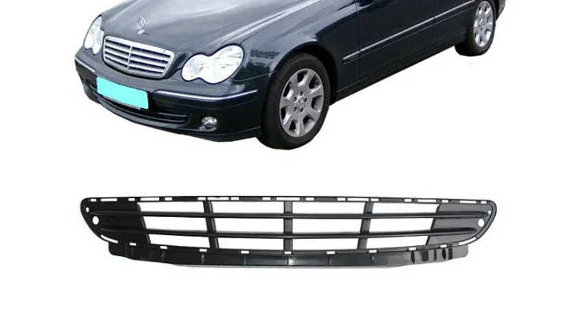 Grila Bara Fata Centrala Inferioara Mercedes C-KLASS W203 An 2003 2004 | 2005 2006 | 2007