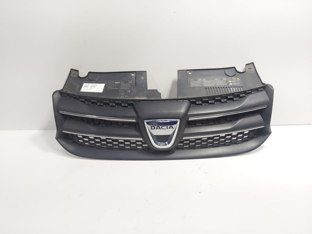 Grila bara fata centrala sus cu sigla, cod 623107634R, Dacia Sandero 2 (id:691502)