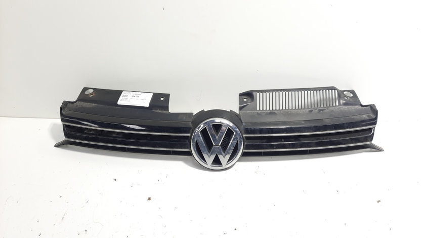 Grila bara fata centrala sus cu sigla, cod 5K0853653F, Vw Golf 6 Variant (AJ5) (idi:584316)