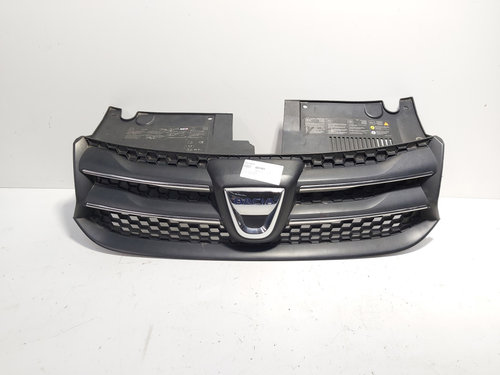 Grila bara fata centrala sus cu sigla, Dacia Sandero 2 (id:684501)