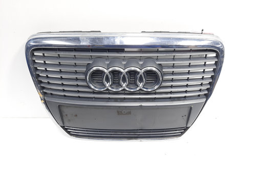 Grila bara fata cromata, cod 4F0853651S, Audi A6 (4F2, C6) (id:478430)