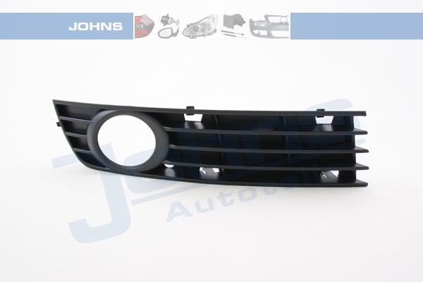 Grila bara fata cu locasuri proiectoare dreapta Audi A4 2000-2004