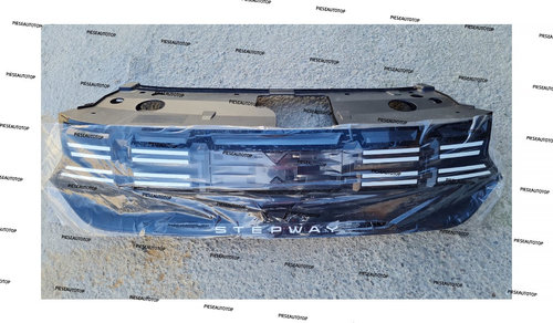 Grila bara fata Dacia Sandero 3 Stepway 2023 EXTREME OE 622540736R 622541453R (NEGRU LUCIOS)